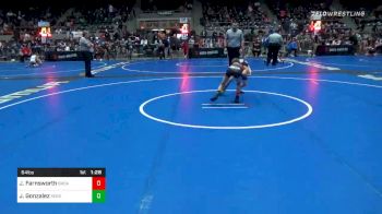 64 lbs Quarterfinal - Justin Farnsworth, Broad Axe vs Jon Gonzalez, Sebolt Wrestling Academy