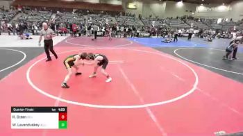 73 lbs Quarterfinal - Robert Green, Silverback WC vs Wyler Lavenduskey, Willits Grapplin Pack