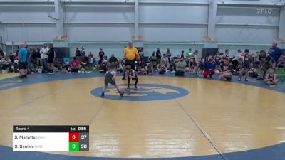 45 lbs Round 4 - Benson Mallette, Donahue Wrestling Academy vs Declan Daniels, Panther Elite