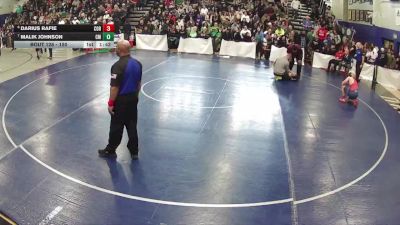 150 lbs Semifinal - Darius Rafie, Coronado vs Malik Johnson, Cimarron Memorial