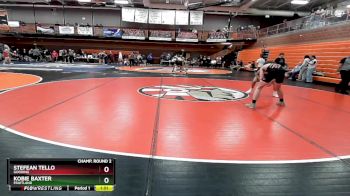 144 lbs Champ. Round 2 - Kobie Baxter, Fruitland vs Stefean Tello, Gooding