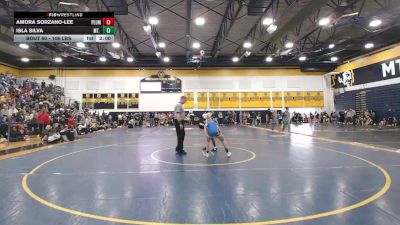 112 lbs Round Of 16 - Amora Sorzano-Lee, Plum vs Isla Silva, Mt. Lebanon