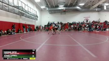 120 lbs Champ. Round 2 - Dominik Ortiz, Central - Grand Junction vs Ethan Catrell, Eaglecrest B