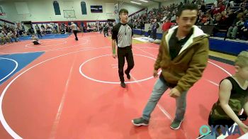 58 lbs Round Of 16 - Kasen Peters, Claremore Wrestling Club vs Jaxon Huffman, Tulsa Blue T Panthers