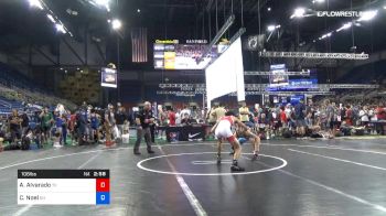106 lbs Rnd Of 32 - Abel Alvarado, Texas vs Colin Noel, Ohio