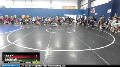 80 lbs Cons. Round 5 - Cy Black, Homedale vs Dylan Clark, Legacy Wrestling Academy