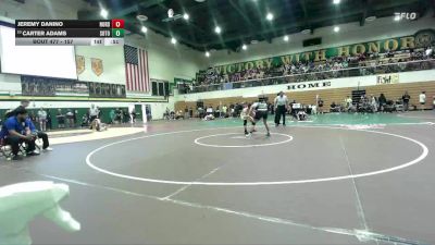 157 lbs Cons. Round 3 - Jeremy Danino, Nordhoff vs Carter Adams, South Torrance
