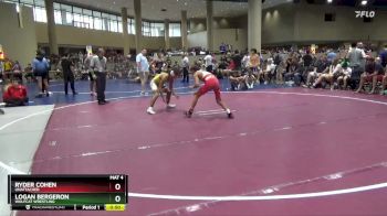 113 lbs Cons. Round 3 - Ryder Cohen, Unattached vs Logan Bergeron, WolfCat Wrestling