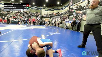 55 lbs Rr Rnd 3 - Ryker Friddle, Rough Riders vs Remmi Schwahn, Chandler Takedown Club