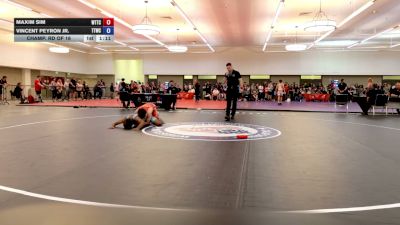 138 lbs Champ. Rd Of 16 - Maxim Sim, World Team Training Center vs Vincent Peyron Jr., Tulare Titans Wrestling Club