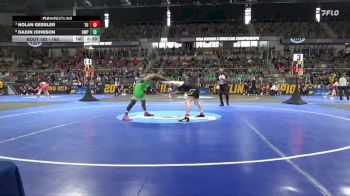 165 lbs Quarterfinal - Nolan Gessler, Tiffin vs Dajun Johnson, Wis.-Parkside