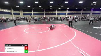 113 lbs Quarterfinal - Jayshaun Lewis, Wolfpack Wr Ac vs Garen Keshishian, Silverback WC