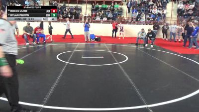 145_B lbs Consi Of 16 #1 - Rocco Zurn, Lackawanna Trail vs Dylan Phipps, Solanco