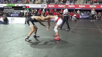 141 lbs Semis & 3rd Wb (16 Team) - Elijah Dorsey, Tiffin vs Sean Solis, UMary