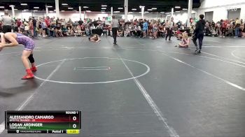 92 lbs Round 1 (8 Team) - Logan Ardinger, Terps Xpress vs Alessandro Camargo, Bitetto Trained