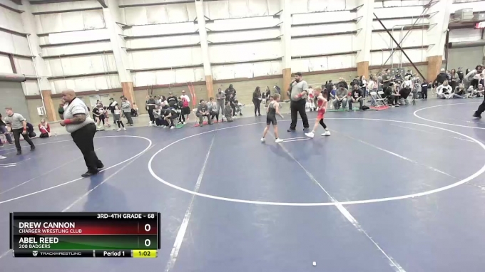 68 lbs Cons. Semi - Drew Cannon, Charger Wrestling Club vs Abel Reed ...