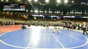 100 lbs Champ. Round 1 - Miabella Lopez, Lake Mary vs Zoelie Bui, Parrish High School