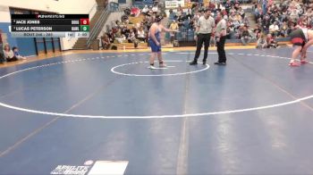 285 lbs Semifinal - Lucas Peterson, Rawlins vs Jace Jones, Douglas