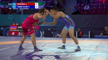 65 kg 1/4 Final - Vazgen Tevanyan, Armenia vs Tulga Tumur Ochir, Mongolia