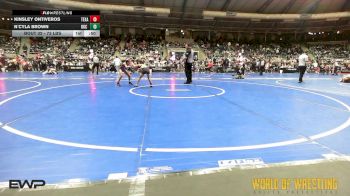 73 lbs Round Of 16 - Kinsley Ontiveros, Texas Elite vs N`cyla Brown, OKC Saints Wrestling