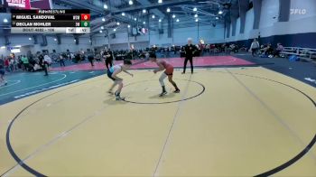 106 lbs 3rd Place Match - Miguel Sandoval, Wesley Club Wrestling vs Declan Mohler, 3F Wrestling