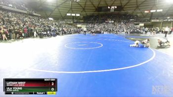 Girls 3A/4A 100 Quarterfinal - Latham West, Bonney Lake (Girls) vs Ula Young, Hazen (Girls)