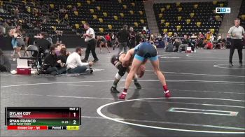 133 lbs Champ. Round 1 - Ryan Franco, Army West Point vs Dylan Coy, Wisconsin