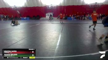 165 lbs Round 2 (4 Team) - Mason Bruder, LPGE-B Wolves vs Kenton Gates, Cameron