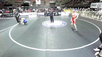 Champ. Round 2 - Dylan Morton, Brawlers Wrestling Club vs Daniel Benavides, Highland High School Wrestling (Bakersfield)