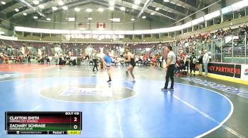 160 lbs Cons. Round 4 - Zachary Schrage, Horseheads Sr HS vs Clayton Smith, Corning City Schools