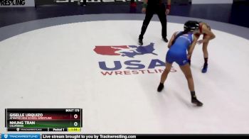 100 lbs Semifinal - Nhung Tran, California vs Giselle Urquizo, Atwater High School Wrestling