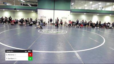 45 lbs Consi Of 4 - Christopher Moreno, CA vs Trey Sanders, PA