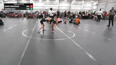 68 lbs Round 4 (6 Team) - Xander Cole, CTWHALE Blue vs Owen Zimmerman, Mat Assassins