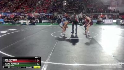 5A 113 lbs Cons. Round 1 - Isaac Aguilar, Thunder Ridge vs Jay Jeppsen, Centennial