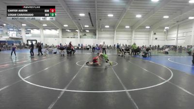 77 lbs Consi Of 8 #1 - Carter Austin, Bennington Tri-State vs Logan Caravaggio, Iron Faith WC