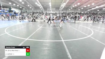 100 lbs Quarterfinal - Miayalee Ortiz Martinez, FL vs Jessica LeClair, AK