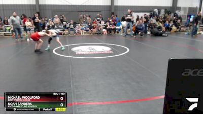 67 lbs Semifinal - Michael Woolford, Elma Wrestling Club vs Noah Sanders, Ascend Wrestling Academy