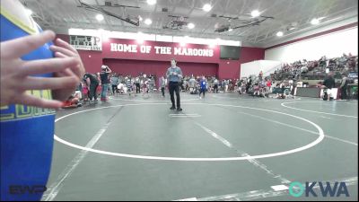 55 lbs 3rd Place - Emmalyn Gibson, Wolfpak Wrestling vs Arthur Brashears, Piedmont