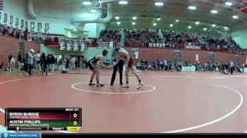 145 lbs Champ. Round 1 - Byron Burdge, Cascade Middle School vs Austin Phillips, Dekalb Central Middle School