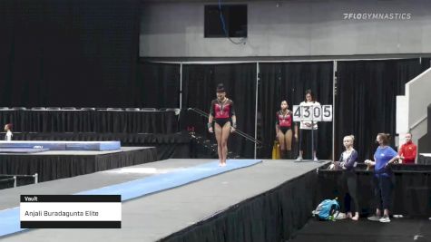 Anjali Buradagunta Elite Gymnastic Acad - Vault - 2022 Elevate the Stage Huntsville presented by SportsMED & Crestwood