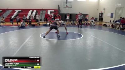 150 lbs Quarters & Wb (16 Team) - Cannon Ford, Homewood Hs vs Jack Shaver, Bob Jones