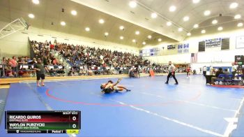 106 lbs Champ. Round 1 - Waylon Purzycki, El Dorado High School vs Ricardo Quiros, Eastvale Elite