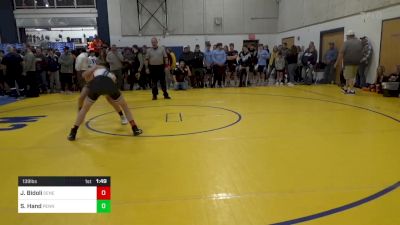 139 lbs Round Of 32 - James Bidoli, Seneca Valley vs Sydney Hand, Penn Trafford