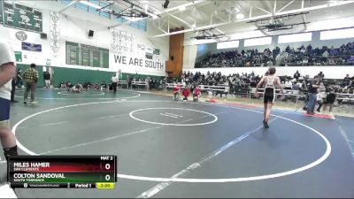 113 lbs Cons. Round 1 - Miles Hamer, San Clemente vs Colton Sandoval, South Torrance