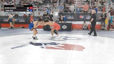 144 lbs Champ. Round 2 - Jacob Alvarez, Izzy Style Wrestling vs Jake Kos, Super D Wrestling