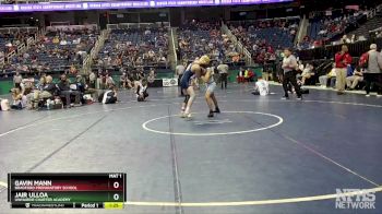 1A 138 lbs Quarterfinal - Jair Ulloa, Uwharrie Charter Academy vs Gavin Mann, Bradford Preparatory School