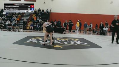 124 lbs Quarterfinal - Sophie Bowers, Wartburg vs Mya Delleree, Wisconsin - Oshkosh