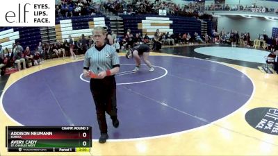 235 lbs. Champ. Round 3 - Avery Cady, St. Charles West vs Addison Neumann, Eureka