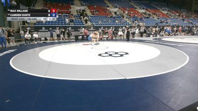 126 lbs Cons. Sub-rd Of 32 - Max Millage, Iowa vs Camden Kuntz, Idaho