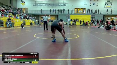 190 lbs Cons. Semi - Andres Hernandez, Sherwood vs Dennis Odom, Forest Grove